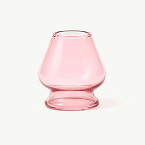 Crystal Pink skleněný stojánek na bambusovou metličku Chasen